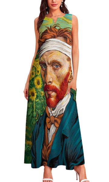 Puccelli Van Gogh designer dress